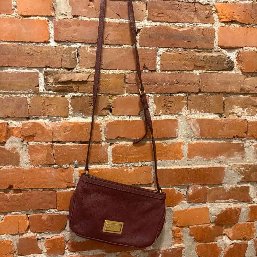 Marc by Marc Jacobs Maroon Shoulder Bag